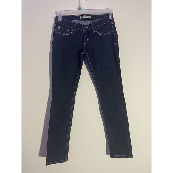 Levi's Denim - Womens Levi’s 524 Too Superlow Size 5 S/C Dark Wash Straight Leg Jeans